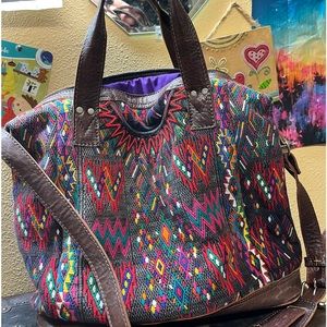 This Beautiful Nena &Co weekend bag is up for grabs.